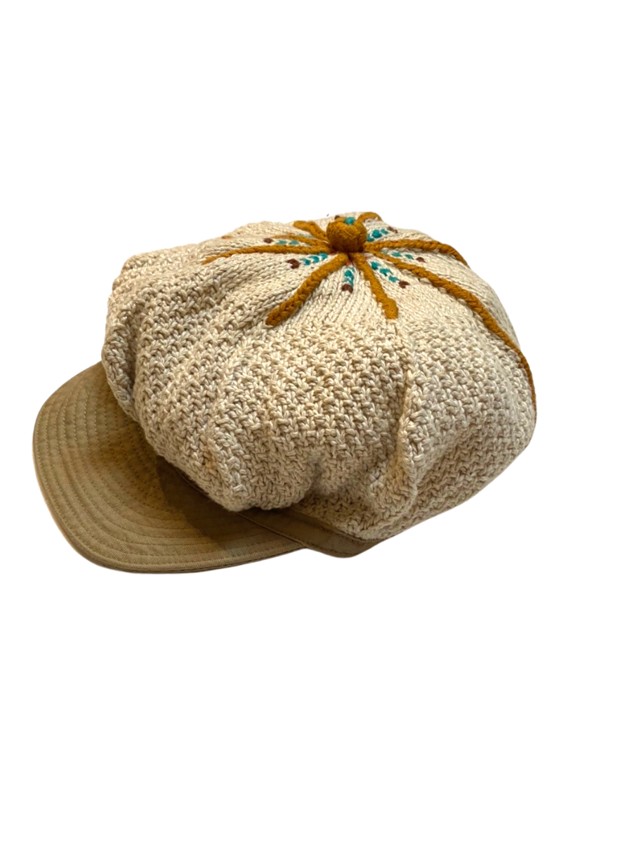 KAPITAL knit news boy cap